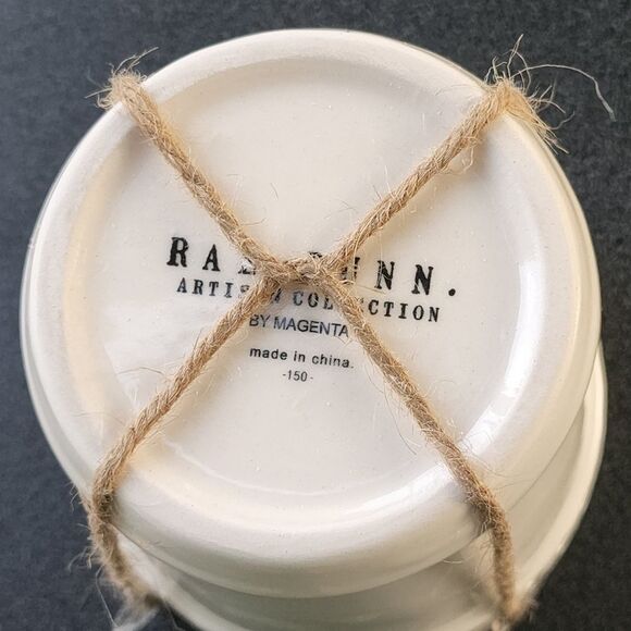 Rae Dunn I Love Mom White Ceramic Planter Vase - Picture 7 of 8